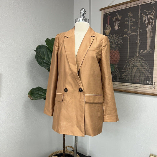 Madewell Jacket Womens Small Brown  Blazer Coat