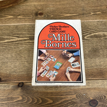 1971 Mille Bornes French Card Game Parker Brothers General Mills No. 13 Vintage