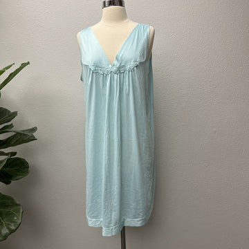 Vanity Fair Light Blue Dress Night Gown Womens Size Xl Se Of 2