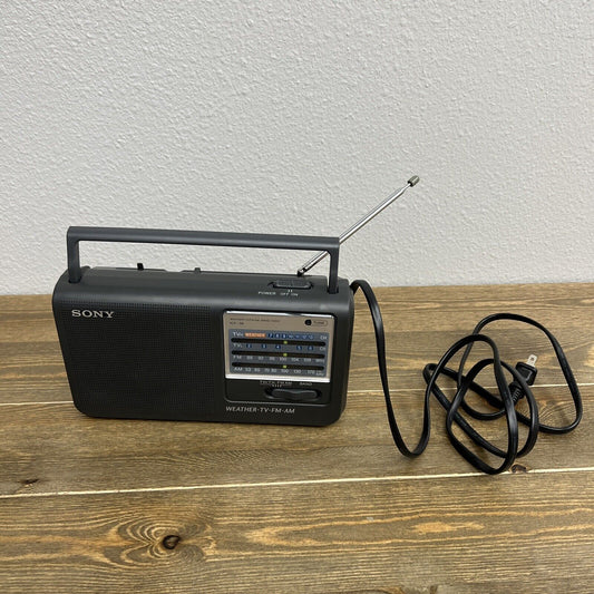 Sony ICF-36 Portable AM/FM/TV/Weather Band Radio