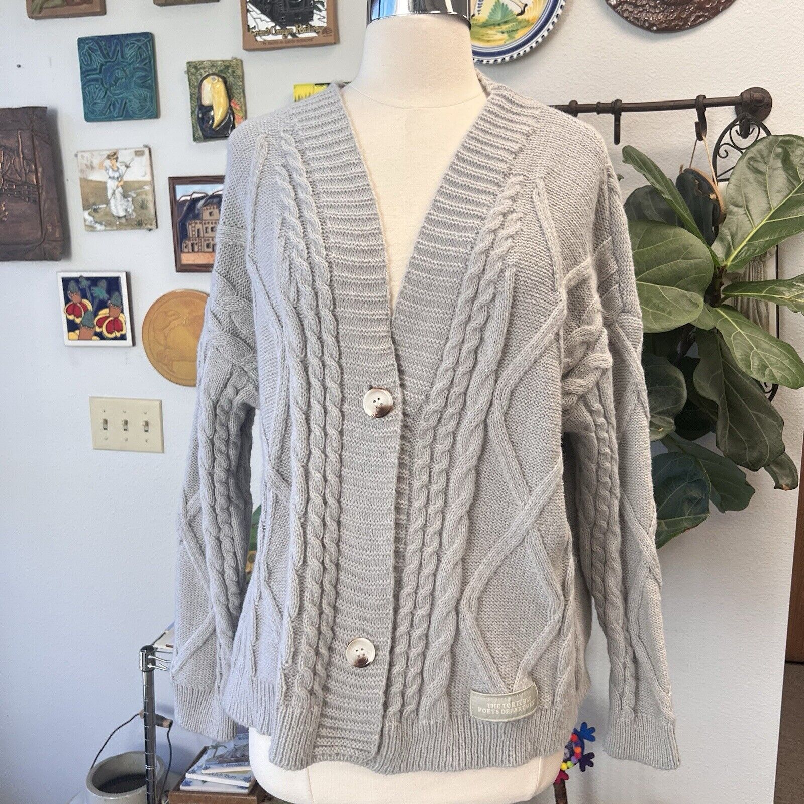 Taylor Swift Cardigan The Tortured Poets Department XS/S