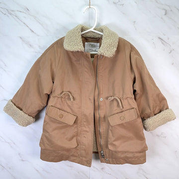 Zara Kids Winter  Jacket Coat Size 2-3 T Brown