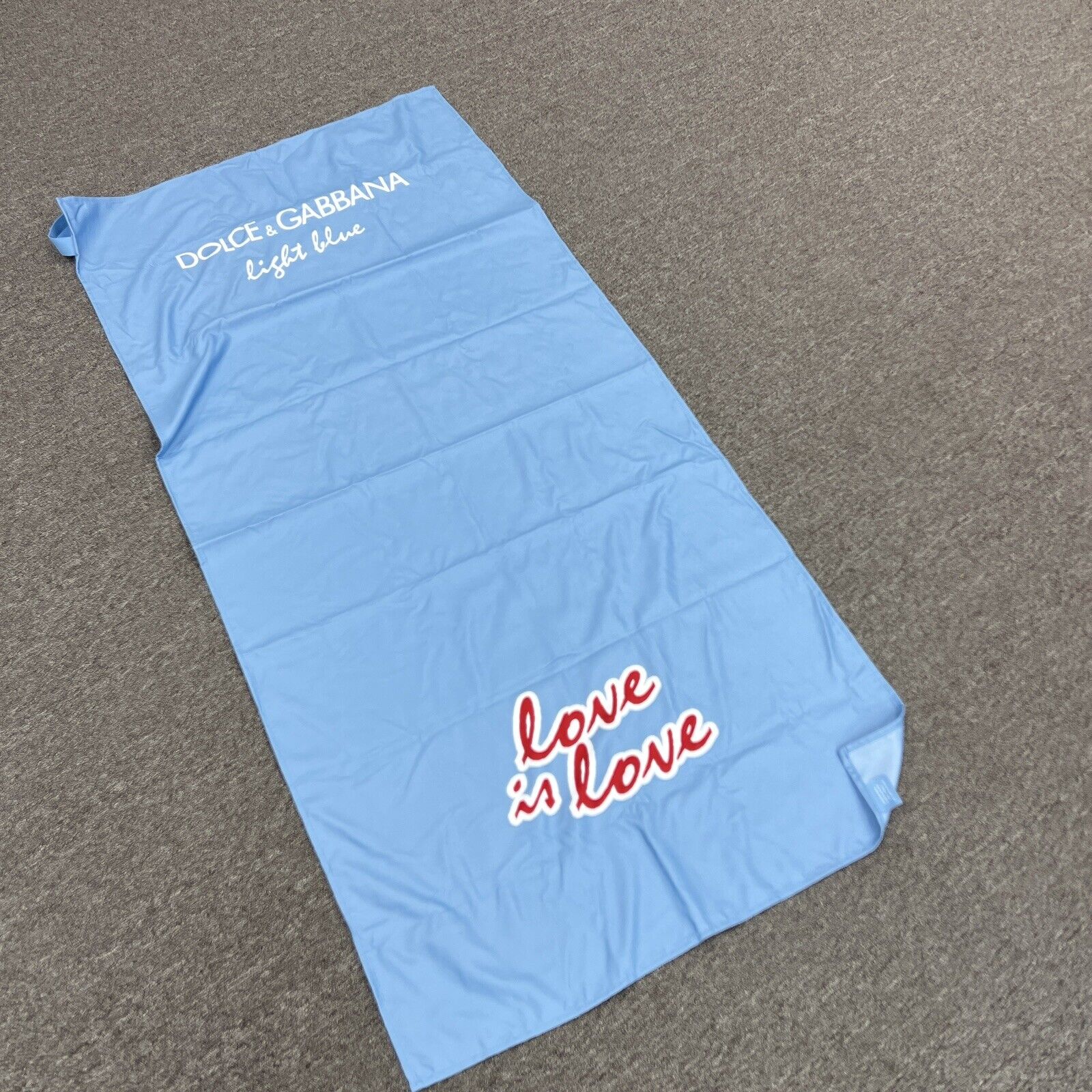 Dolce&  gabbana light blue love is love Beach Blanket