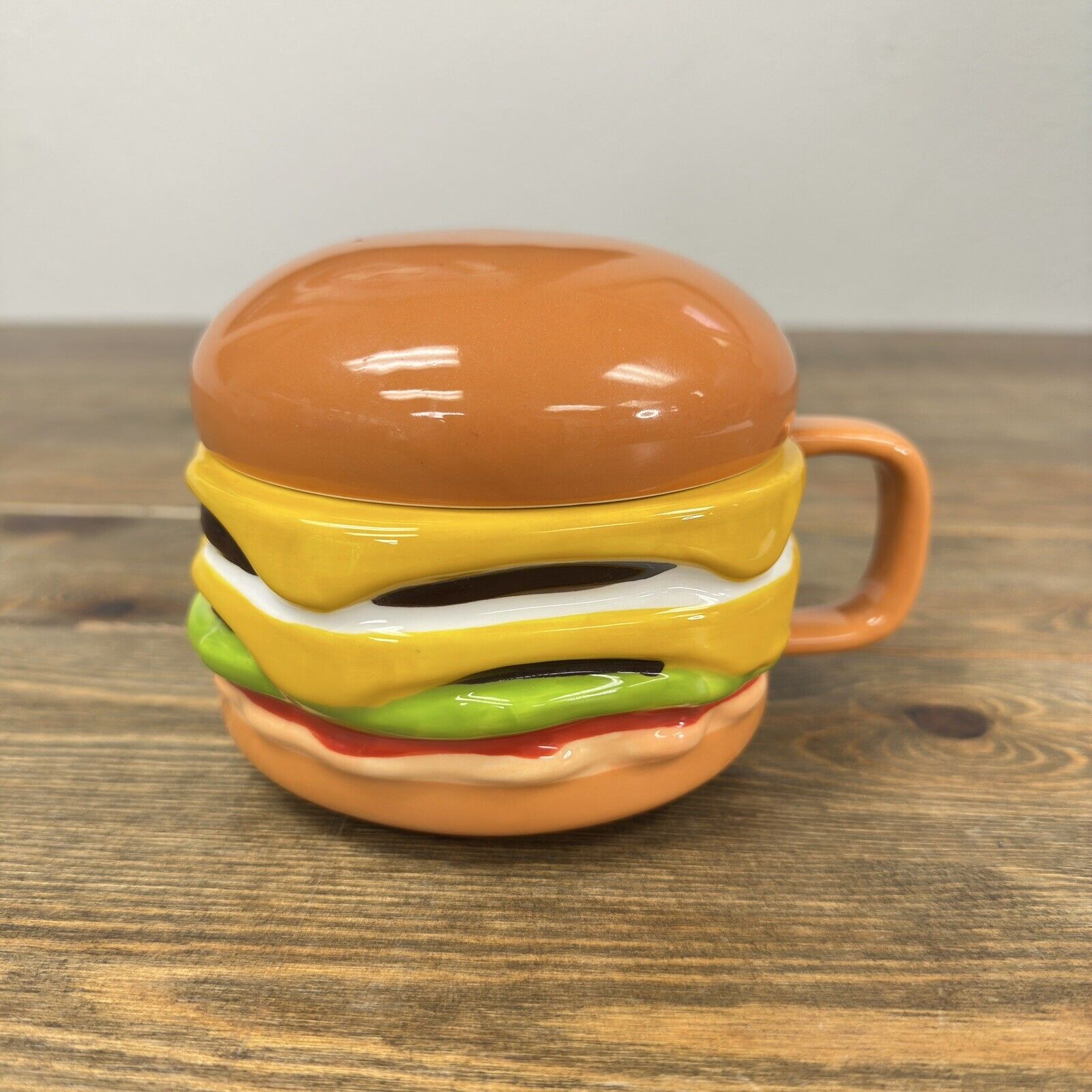 In-N-Out Burger Mug Associate Double Double Shaped Souvenir with Lid