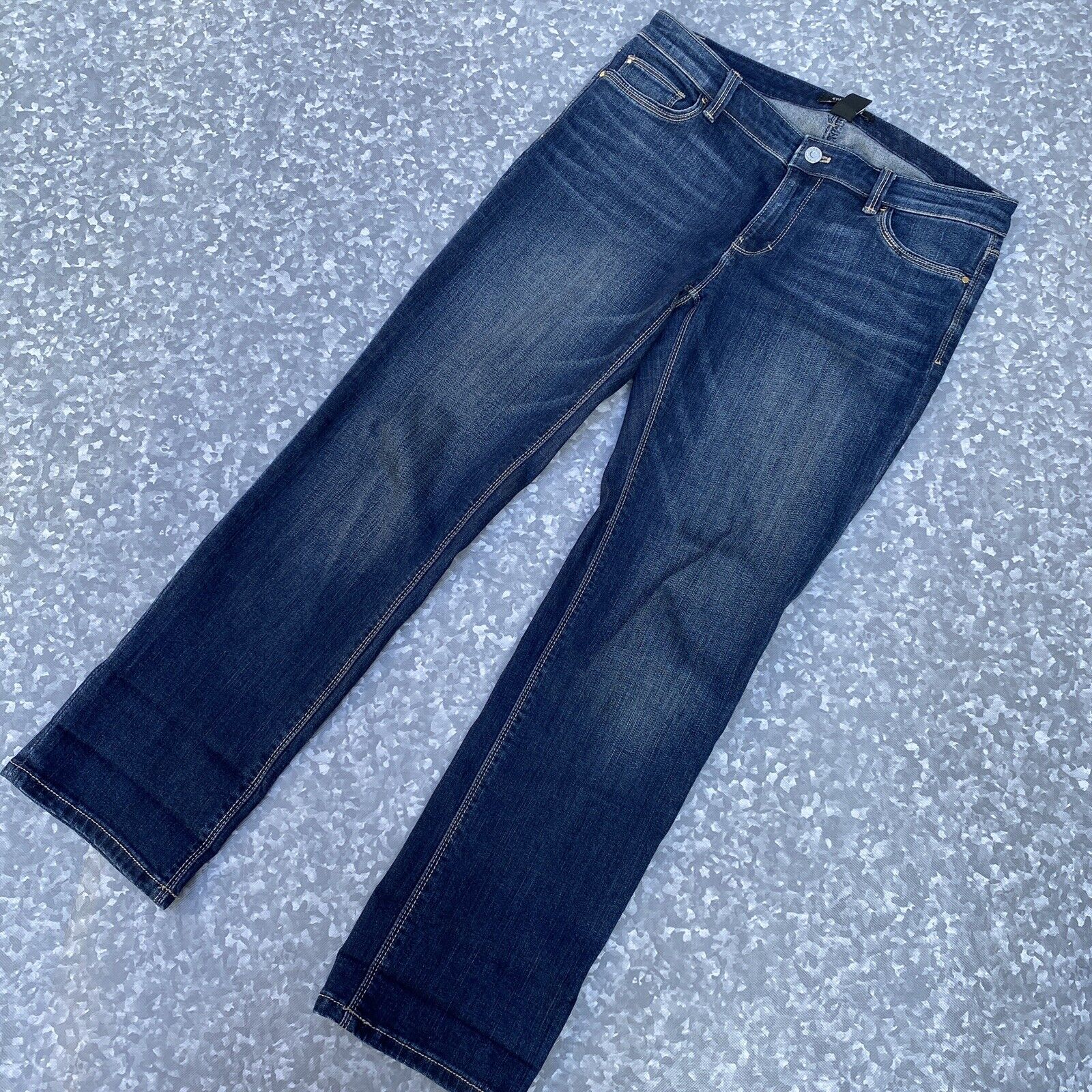 White House Black Market Crop Leg Denim Jeans Size 6