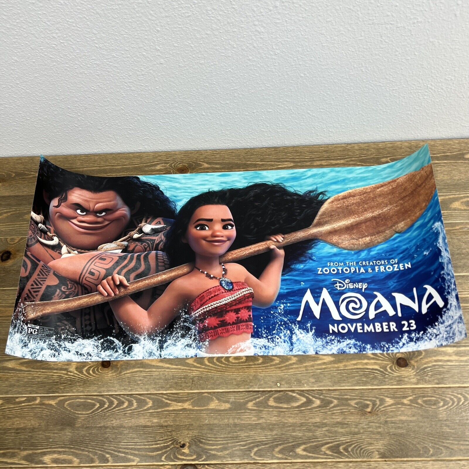 Moana Movie Poster Wall Art Decoration Banner