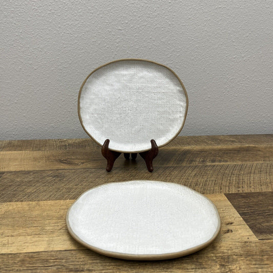 Creative Co-op Set of Two Salad Plates Set Of 2