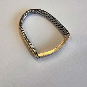 Vtg J. F. Sturdy Co. Flex-Let Plate 1/15 12K Gold Bracelet Engraved