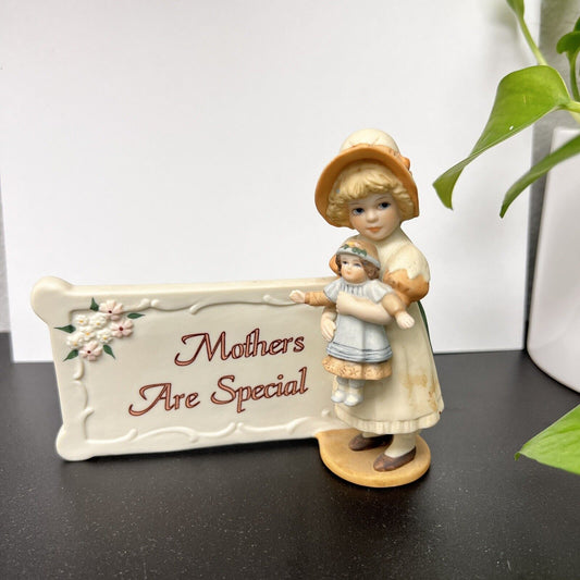 Mandy “Mothers are special” Plaque by Jan Hagara Porcelain Figurine