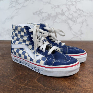 Vans Unisex Kids SK8-Hi Sneakers Vans BMX True White Navy Size M 3.5- W5