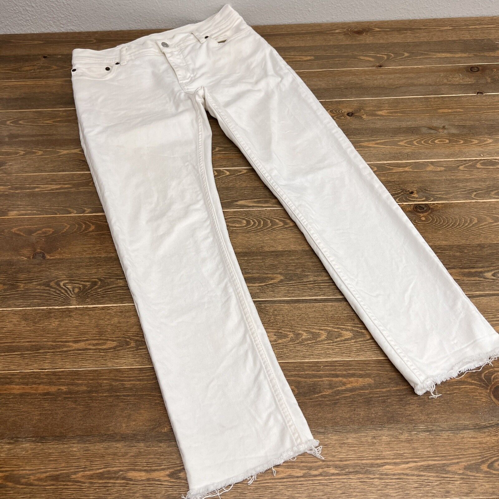 Acne Studios Bla Konst North White Jeans Size 34 Made in Italy