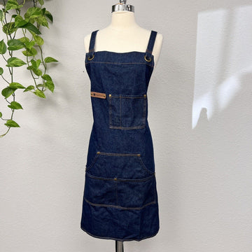 Ment Trends Grilling Apron Blue Denim