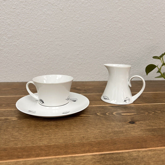 Block Bidasoa Rosa Saucer & Creamer Replacement