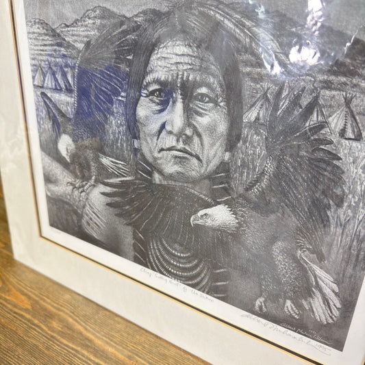 Albert Mukasa Wilson "Chief Sitting Bull of the Sioux" Signed Numbered Print