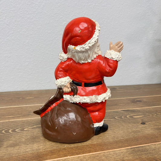 Vintage Ceramic Christmas Santa Claus Planter 1973 Duncan Mold