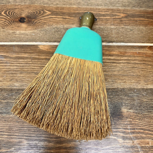 Whisk Broom with plastic top with Hanger Vintage M&M Broom