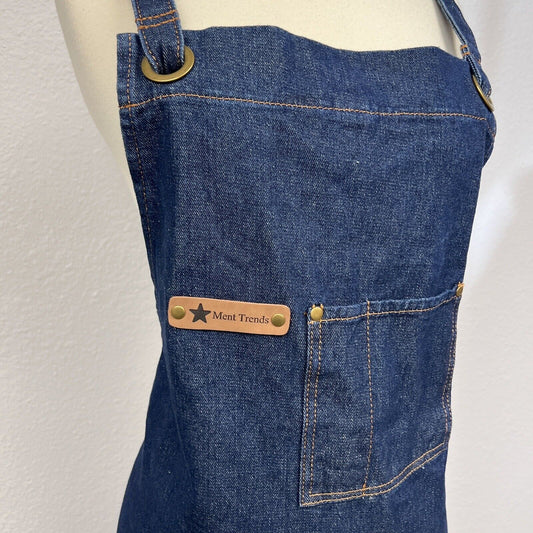 Ment Trends Grilling Apron Blue Denim