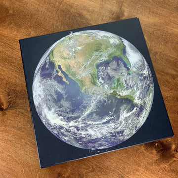 The Earth Circular Puzzle 1000 Pieces Four Point Puzzles at 26.5" wide