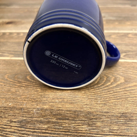 Le Creuset Mug Cup 12oz Blue  Stoneware Coffee Glazed Kitchen Replacement