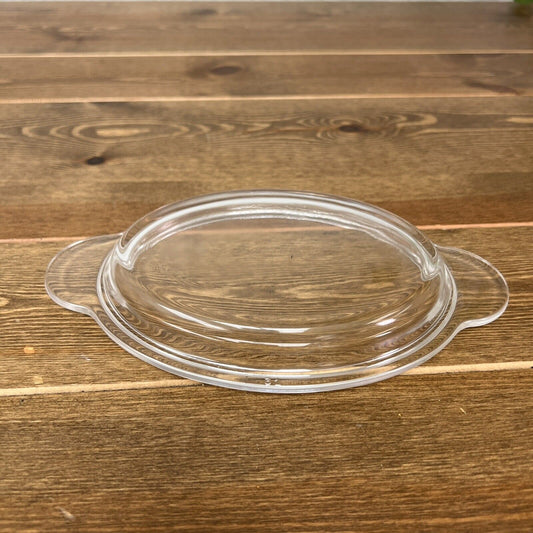 PYREX Clear Glass Oval Replacement Lid ONLY P-14-C Corning Ware