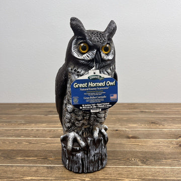 Dalen Scarecrow Great Horned Owl Animal Repellent Decoy For All Pests