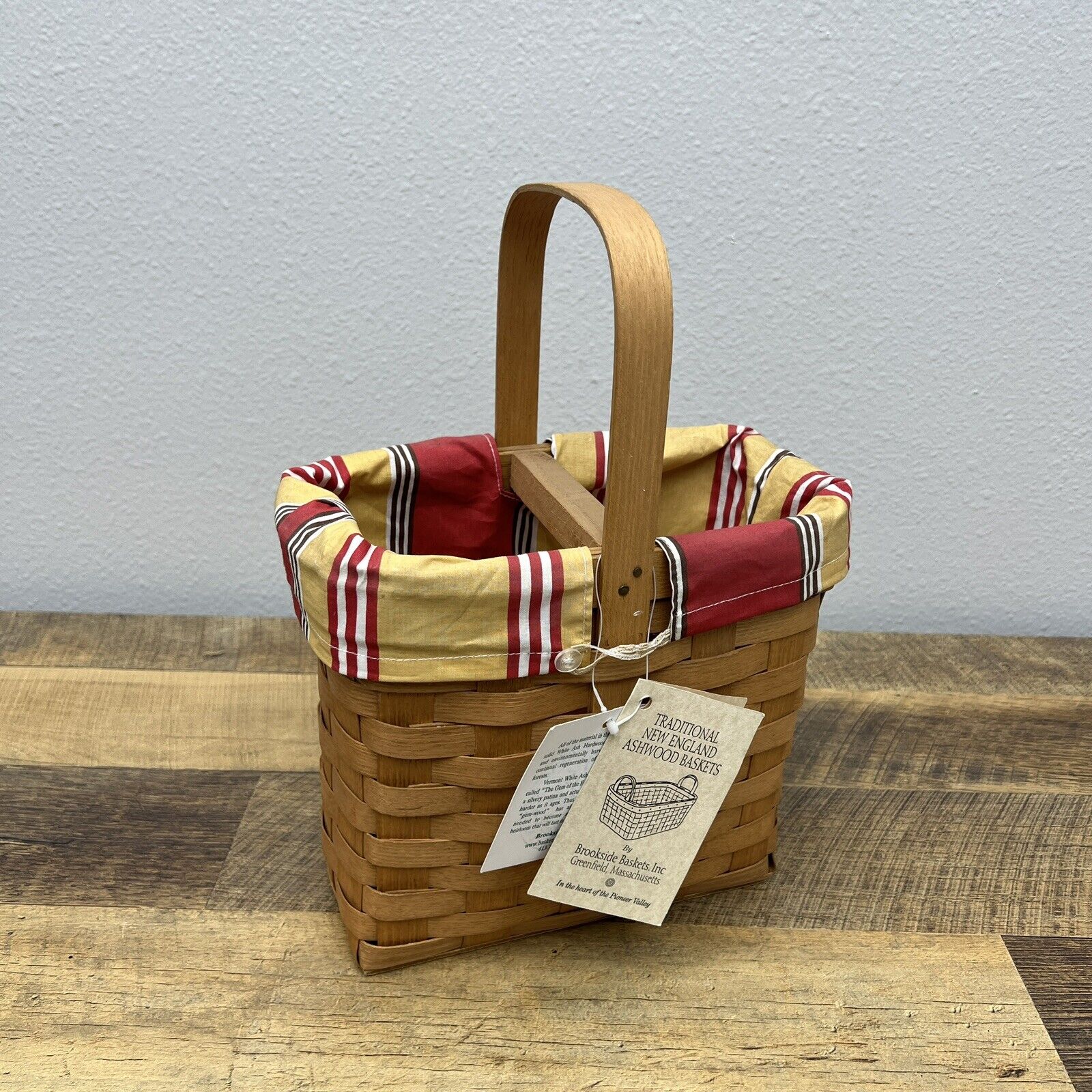 Ashwood Basket Wood Wine Bottle Tote Basket Picnic Carrier