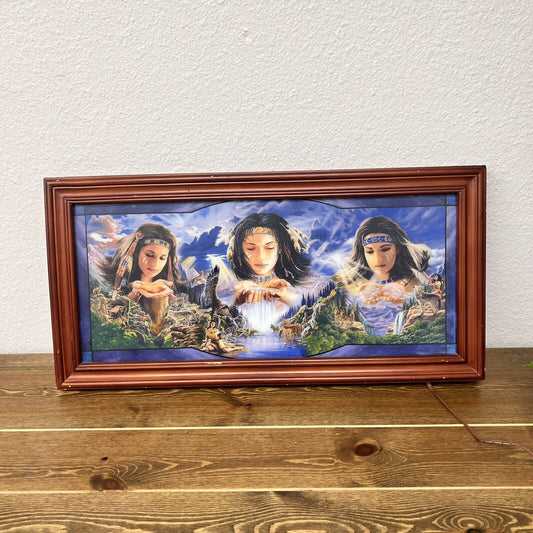 Limited Edition Bradford Exchange Sacred Elements by Robin Koni Framed Art