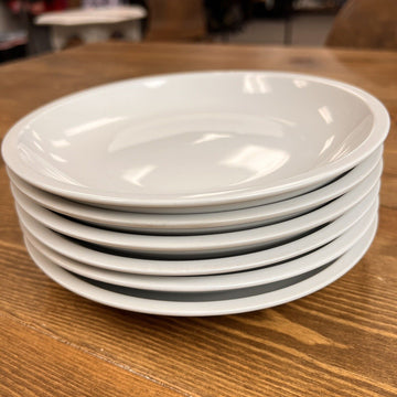 Crate & Barrel Salad Plates White 7.5” Replacements Set Of 5