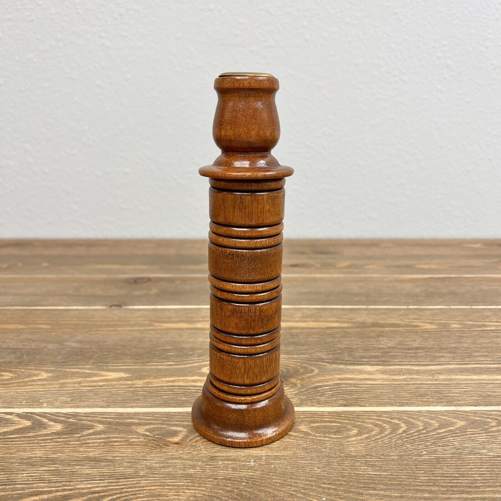 Vintage Home Interior HOMCO wooden candle stick with napkin rings