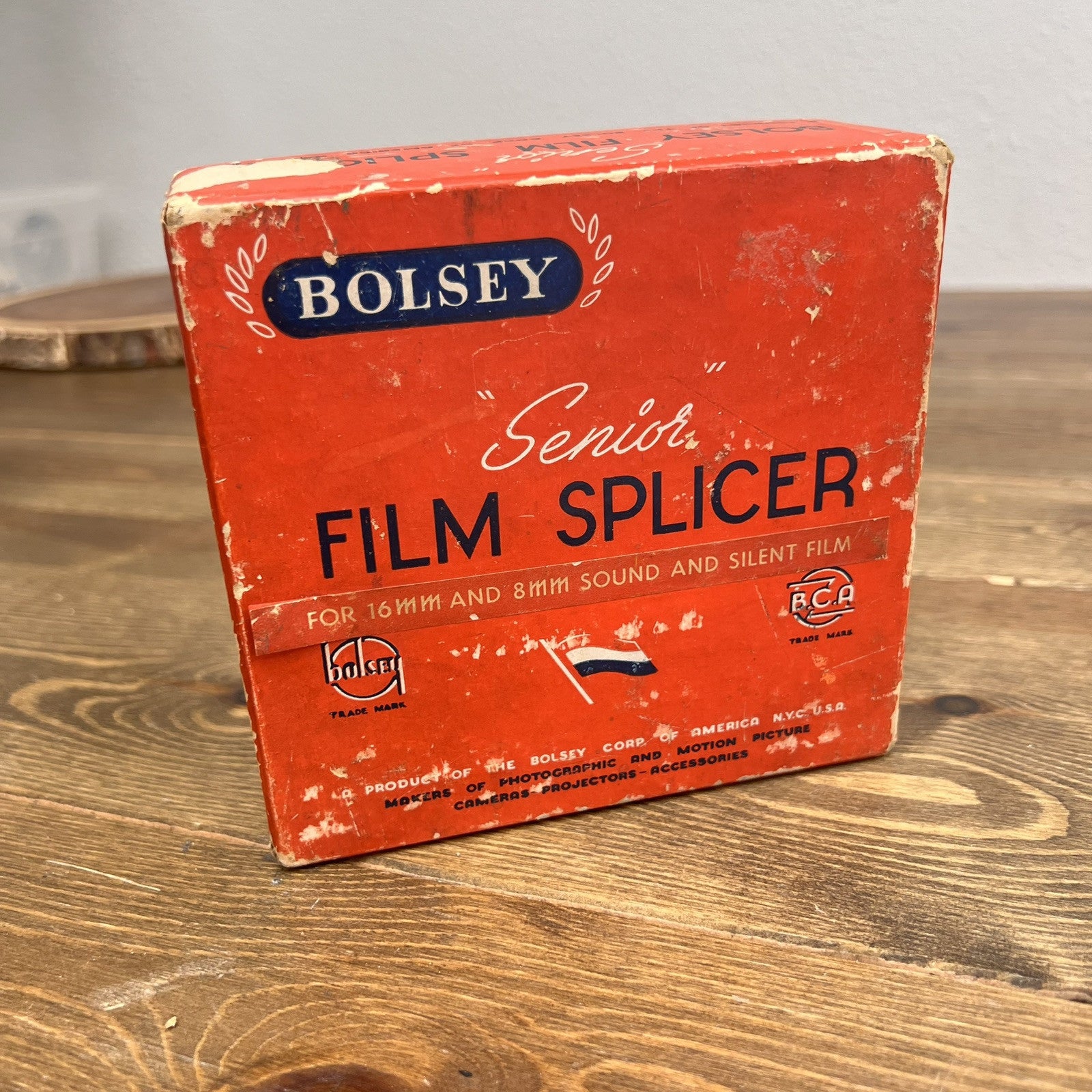 Bolsey Movie Film Splicer 16 mm and 8 mm silent or sound