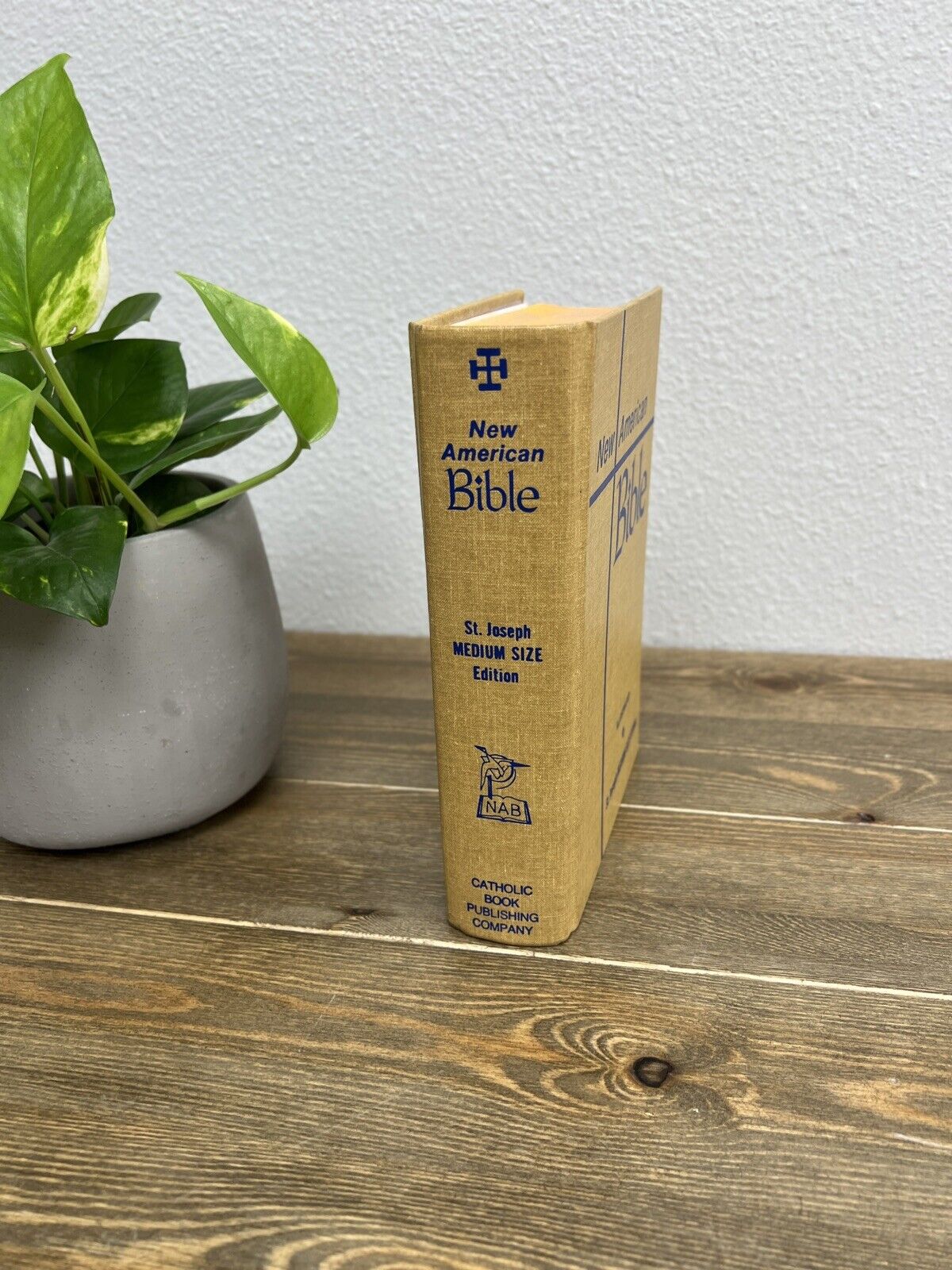 "New American Bible St. Joseph Catholic Edition" Illustrated Medium Size HC